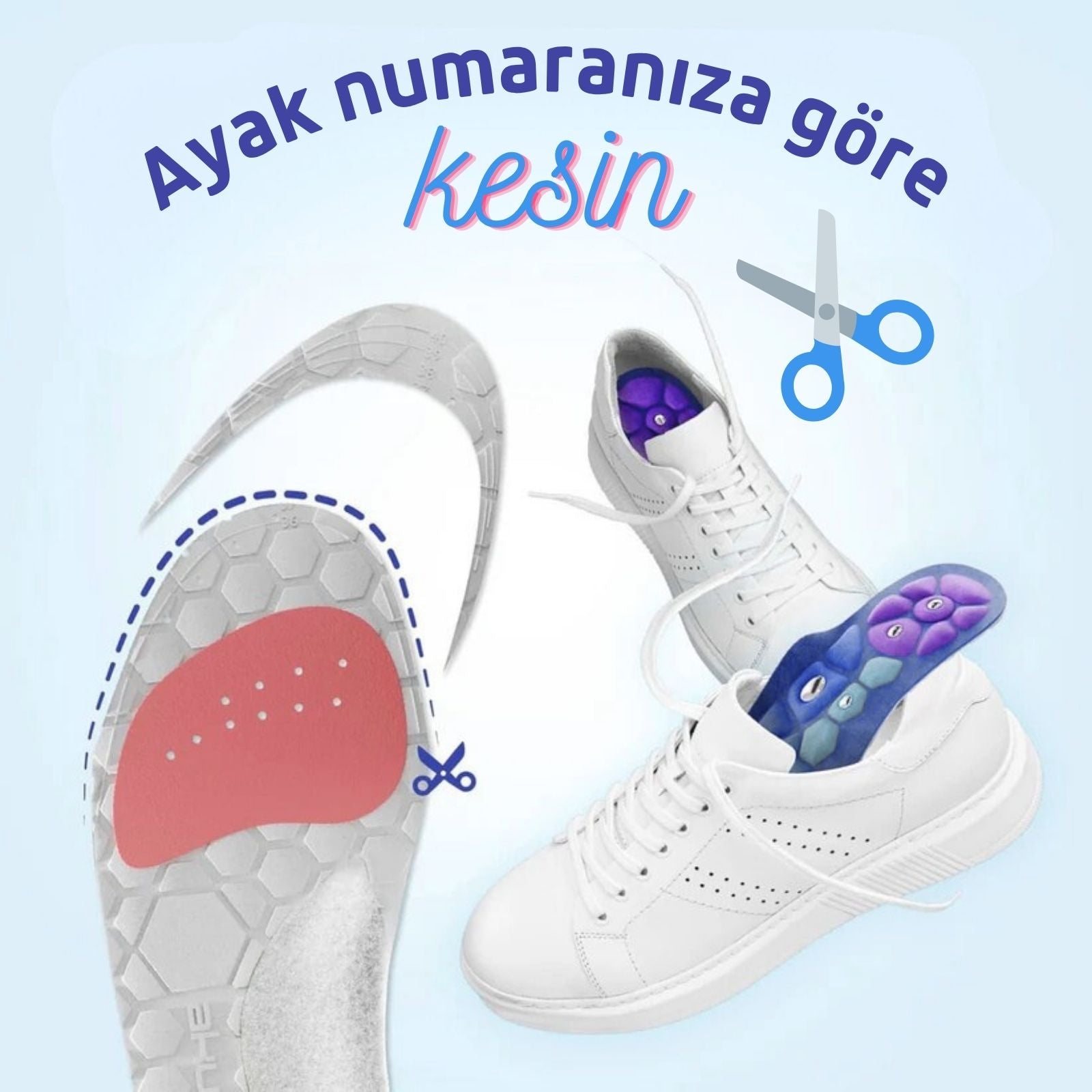 Akuvortex Ayak Ağrısı Manyetik Tabanlık