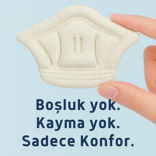 Akuvortex™ Günlük Kullanım Topuk Destek Pedi - 5 Çift